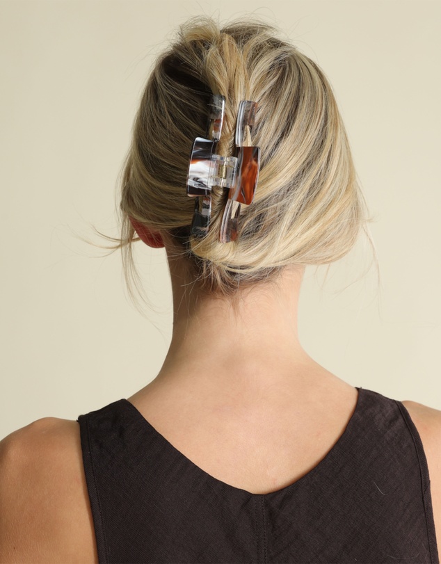 Morgan & Taylor - Delphie Hair Claw Set in Brown