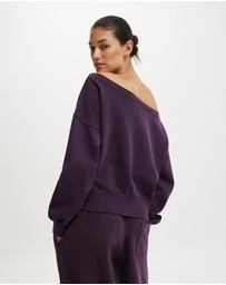 Cotton On - Relaxed Off Shoulder Sweatshirt