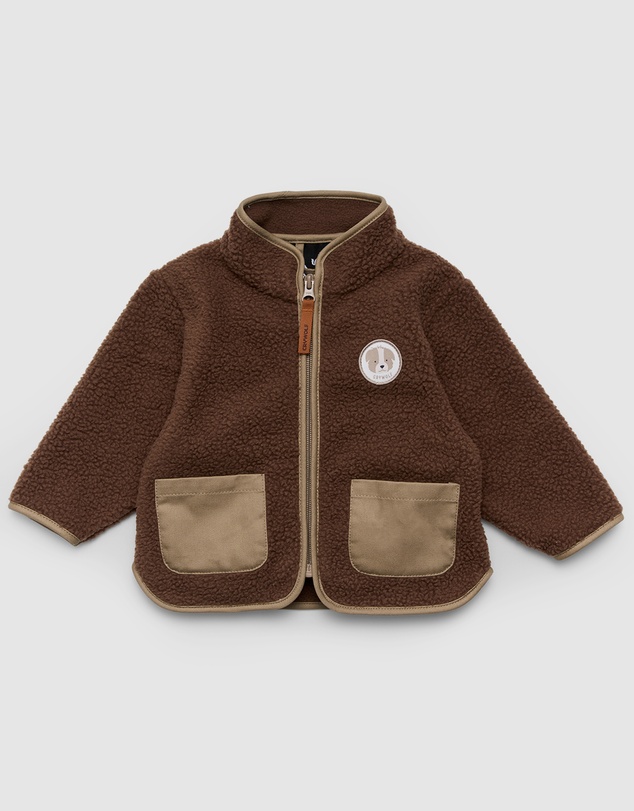 Crywolf - BABY SHERPA JACKET Pinecone