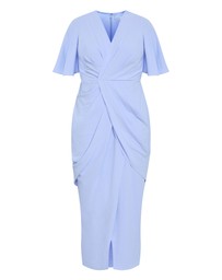 City Chic - Braelynn Drape Maxi Dress