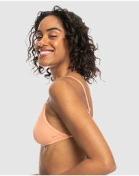 Roxy - Rib Roxy Love The Quiver Tri Bikini Top For Women