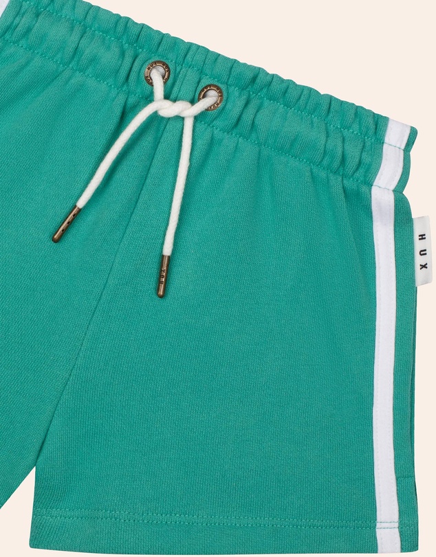 Huxbaby - Heritage Green Sports Shorts - Babies-Kids