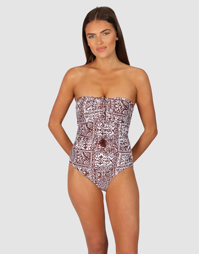 Baku Swimwear - Havana Bandeau One Piece Swimsuit