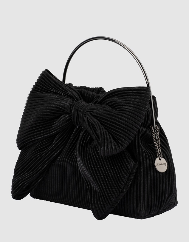 Olga Berg - Elise Pleated Top Handle
