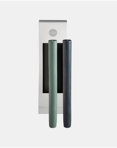 porter green - escc dinner candle soy-blend unscented candles