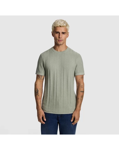yd. - Ellis Cotton Knitted Tee