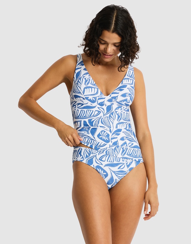 Sea Level Australia - Reef Cross Front Multifit Singlet Top
