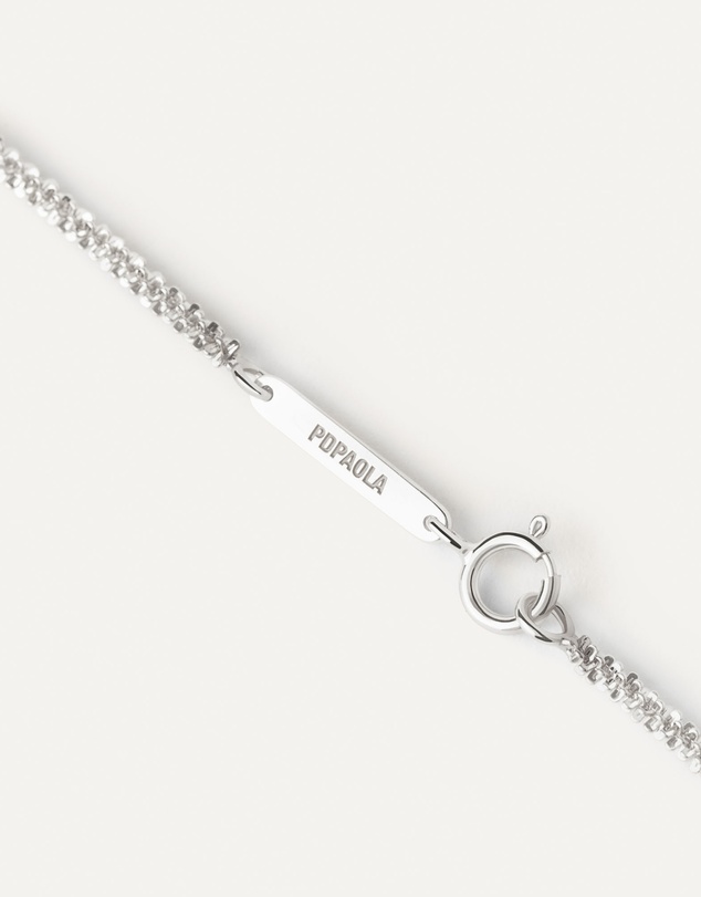 PDPAOLA - Sparkle Silver Chain Necklace