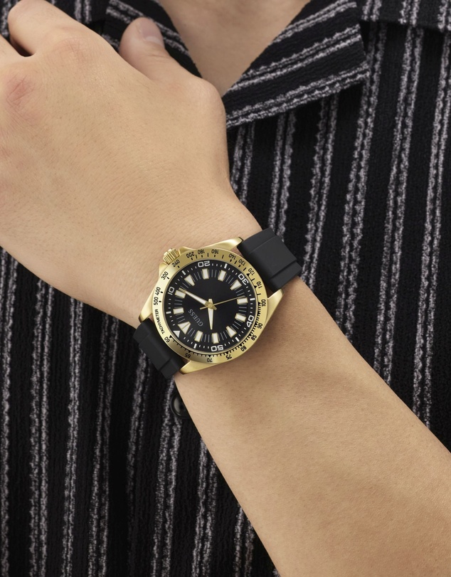 GUESS - GUESS Men's Gold-Tone Analogue Watch