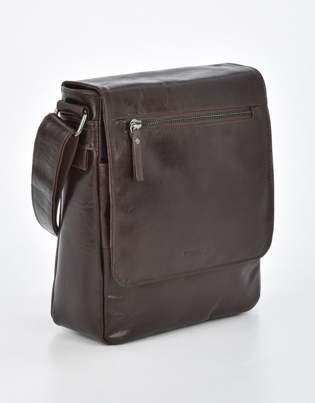 Cobb & Co - Kooyong Jr. RFID Leather Satchel