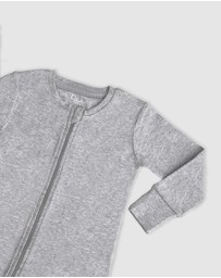 B Free Intimate Apparel - 100% Organic 2-Way Zip Sleepsuit - Baby & Toddler