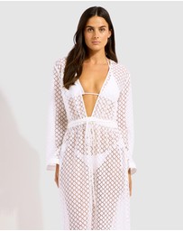 Seafolly - Gathered Lace Cover Up