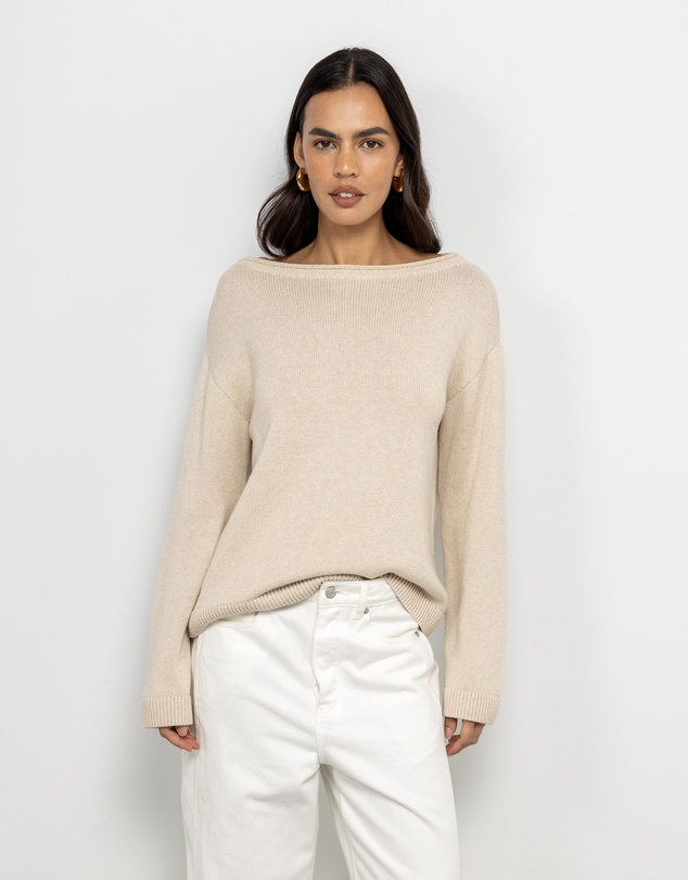 AERE - Nika Cotton Cashmere Knit Jumper