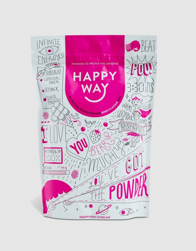 Happy Way - Berry Whey Protein Powder