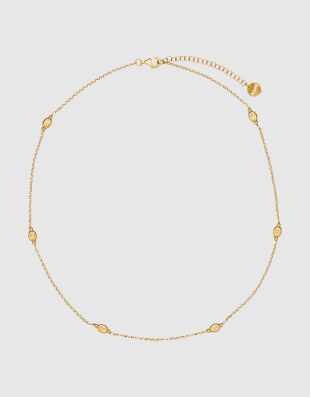 Najo - Volare Yellow Gold Necklace (45cm+ext)
