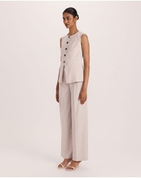 SABA - Celeste Wool Crew Neck Vest