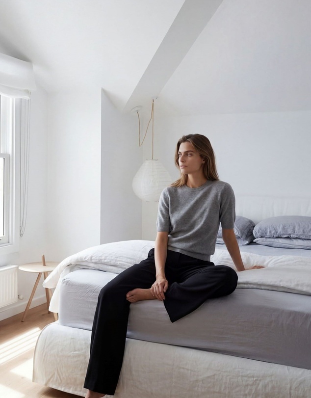 SILK MAGNOLIA - Cashmere Top