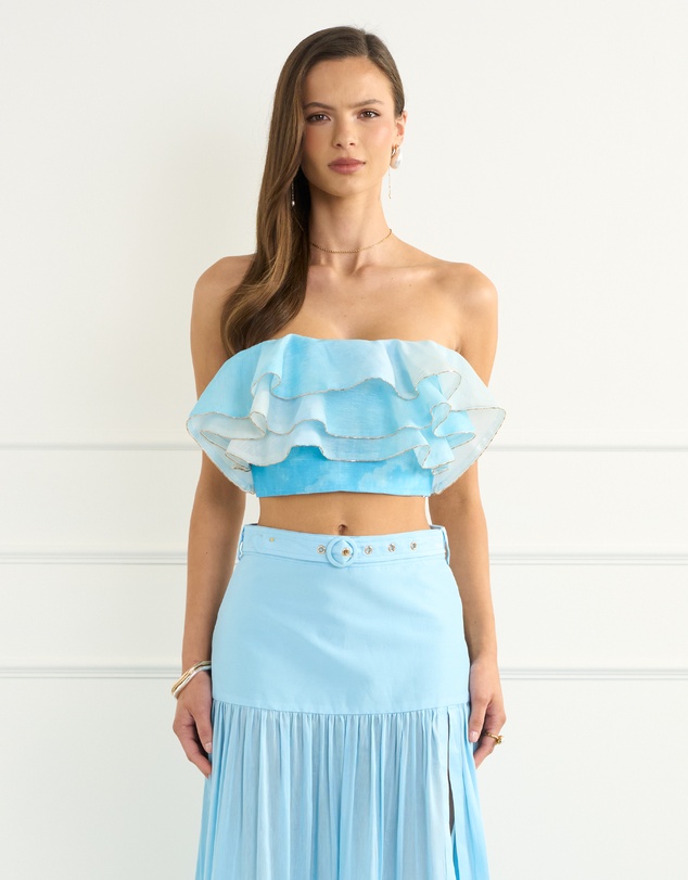 Aqua Blu Australia - Campanilla Delia Cropped Top