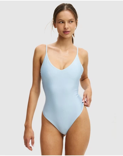 Cotton On Body - Thin Strap V-Neck Cheeky One Piece