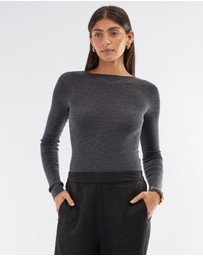 Amelius - Ellie Merino Knit Boat Neck