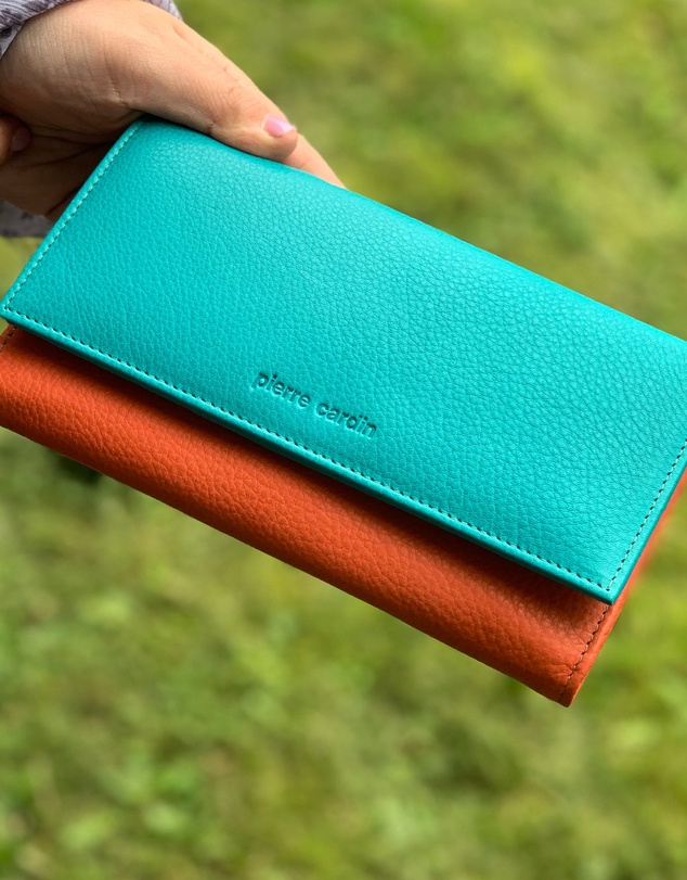 Pierre Cardin - Pierre Cardin Multi Colour Leather Ladies Wallet