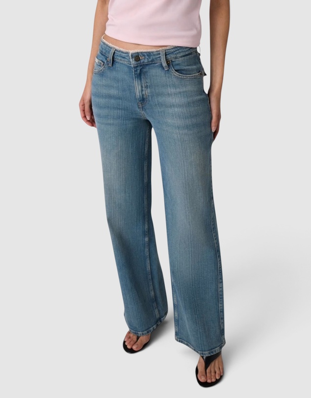 GUESS Jeans - GUESS JEANS Mid-Rise G11 Wide Leg Jeans