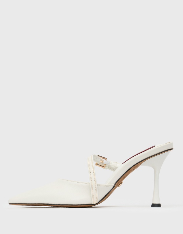Betts - Gala Buckle High Heeled Mules