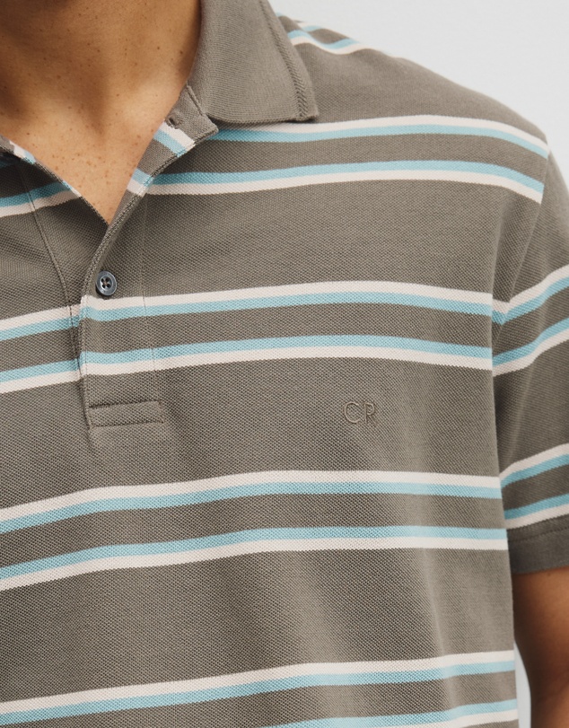 Country Road - Australian Cotton Stripe Pique Polo