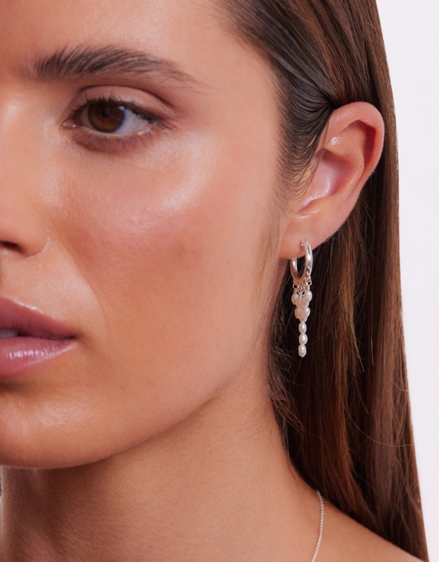 Alana Maria - Consie Freshwater Pearl Earrings - Sterling Silver