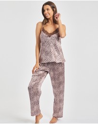 Love and Lustre - Silk & Lace PJ Set