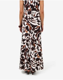Forcast - Hazel Printed A-line Skirt