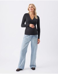Ripe Maternity - Luxe Knit Embrace Nursing Top