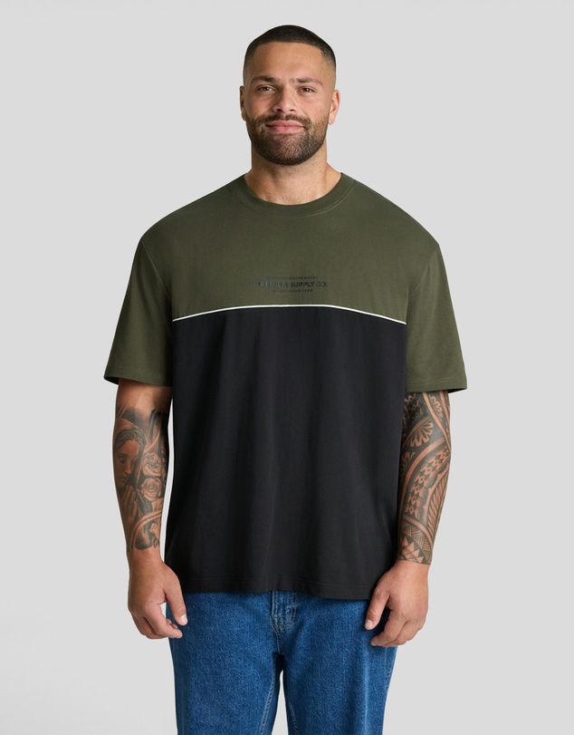 Johnny Bigg - Block Panel Relaxed Fit Tee
