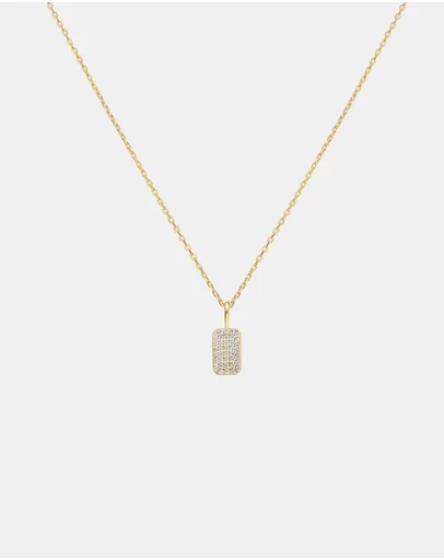 Ania Haie - Gold Pave Pendant Necklace