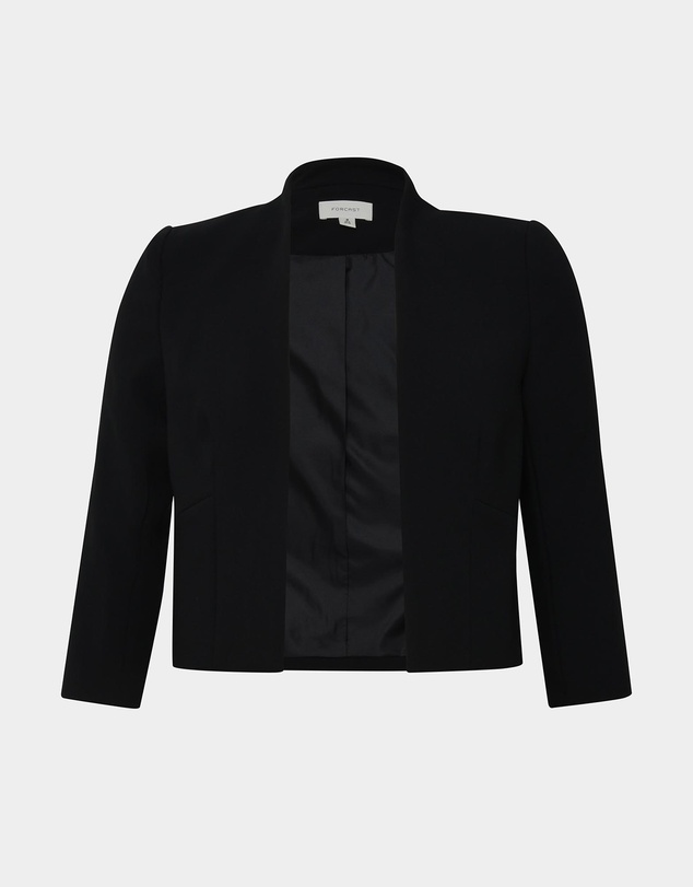 Forcast - Nikki Collarless Crop Jacket