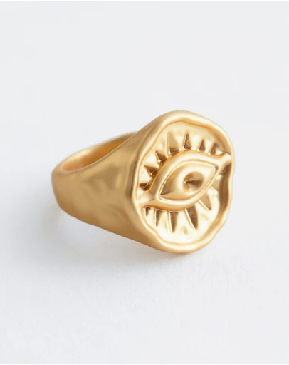 & Other Stories - Engraved Signet Ring