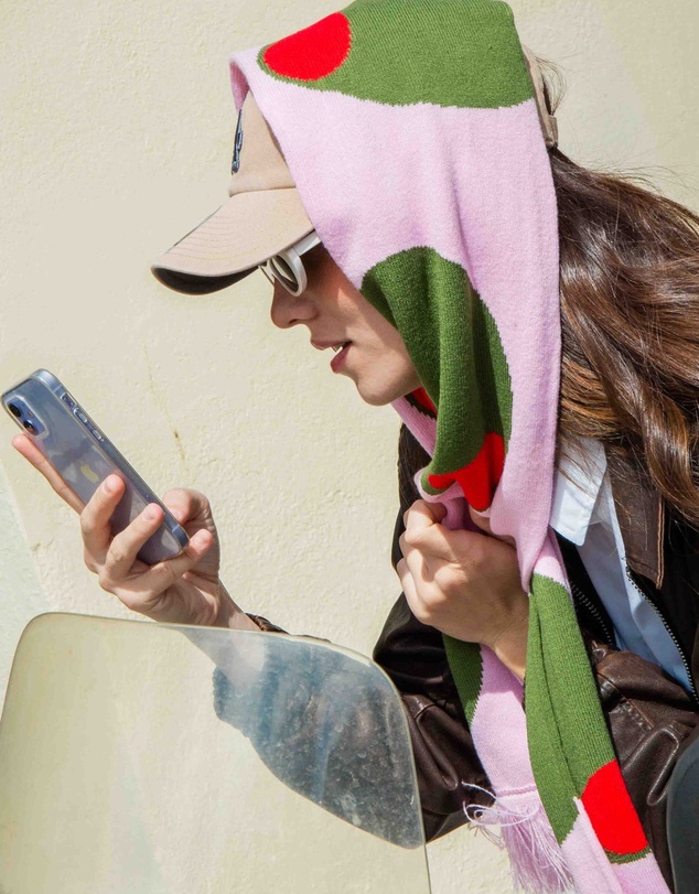 EAT MY SOCKS - Scarf Olive