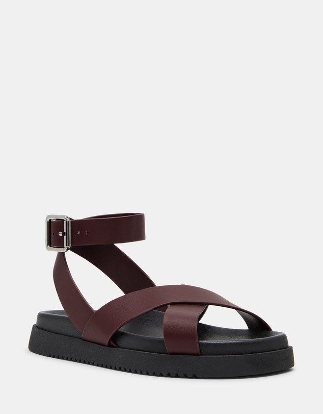 Steve Madden - My Bestie Cherry Lacquer Leather Sandals
