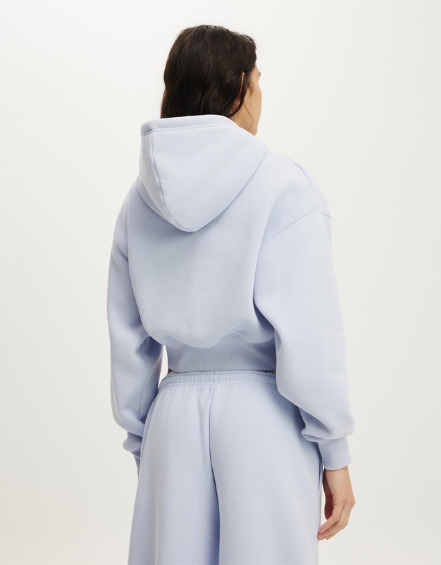 Cotton On Body Active - Plush Cropped Bubble Hoodie