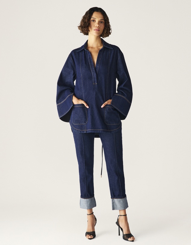 MOS The Label - Sonia Denim Tunic Top