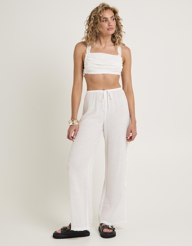 Subtitled - Macie Tie Side Bow Pants