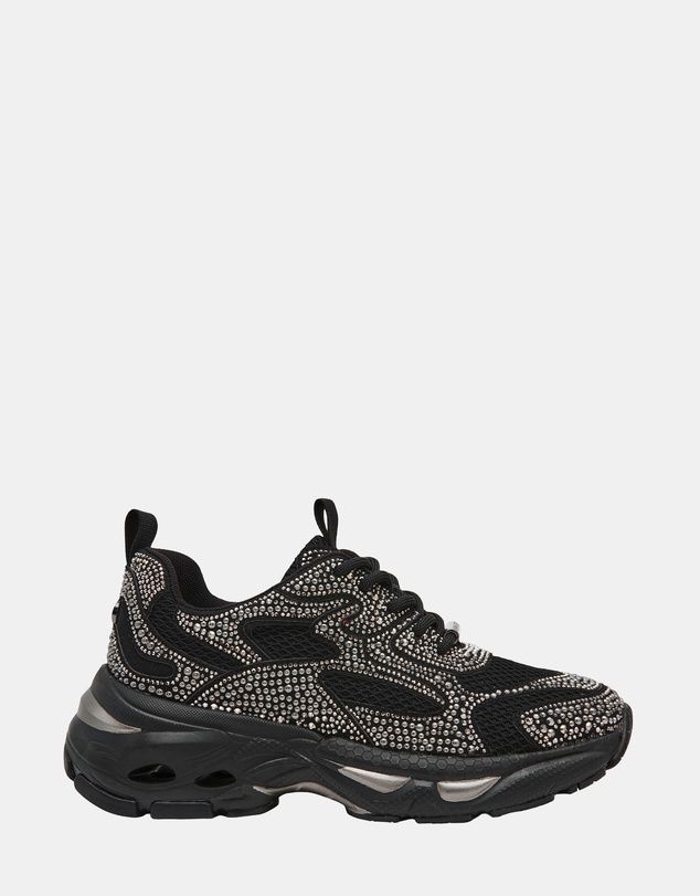 Steve Madden - Zonar-R Black/Pewter Sneakers