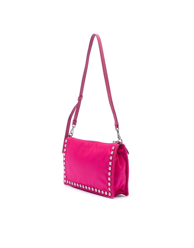 Pre-Loved by Azura Reborn - Pre-Loved Tessuto Studded Etiquette Shoulder Bag