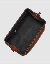 Fossil - Travel Cognac Shave Kit