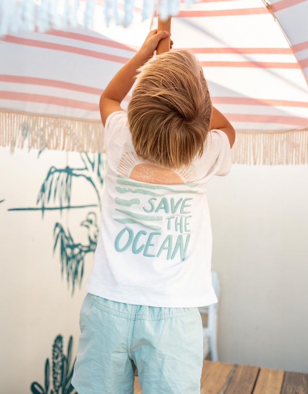 Fox & Finch - Surfs Up Save The Ocean Tee - Kids