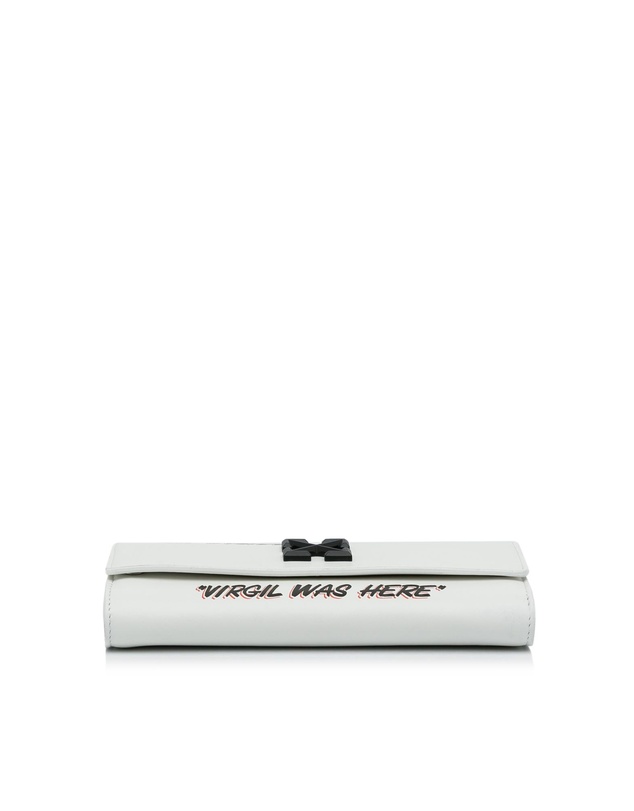 Off-White - Pre-Loved Jitney Quote Wallet on Chain
