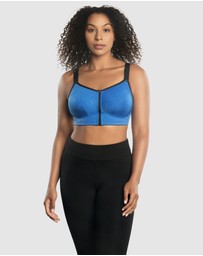 Parfait - Wave Wirefree Zip Front Sports Bra