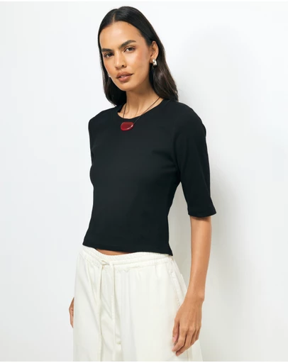AERE - Odele Rib T-Shirt