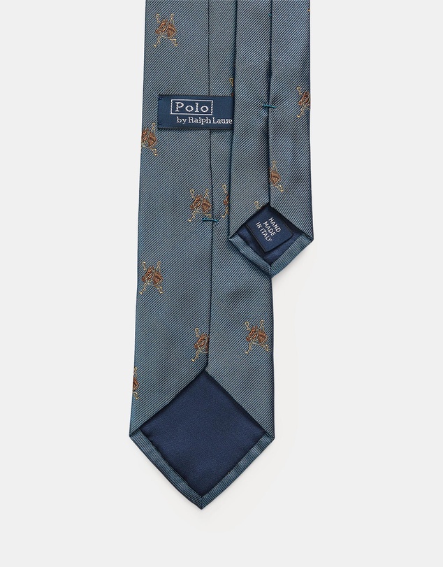 Polo Ralph Lauren - Equestrian-Patterned Silk Twill Tie