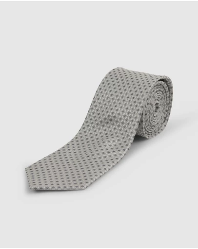 Tarocash - Springwood Geo Silk Tie